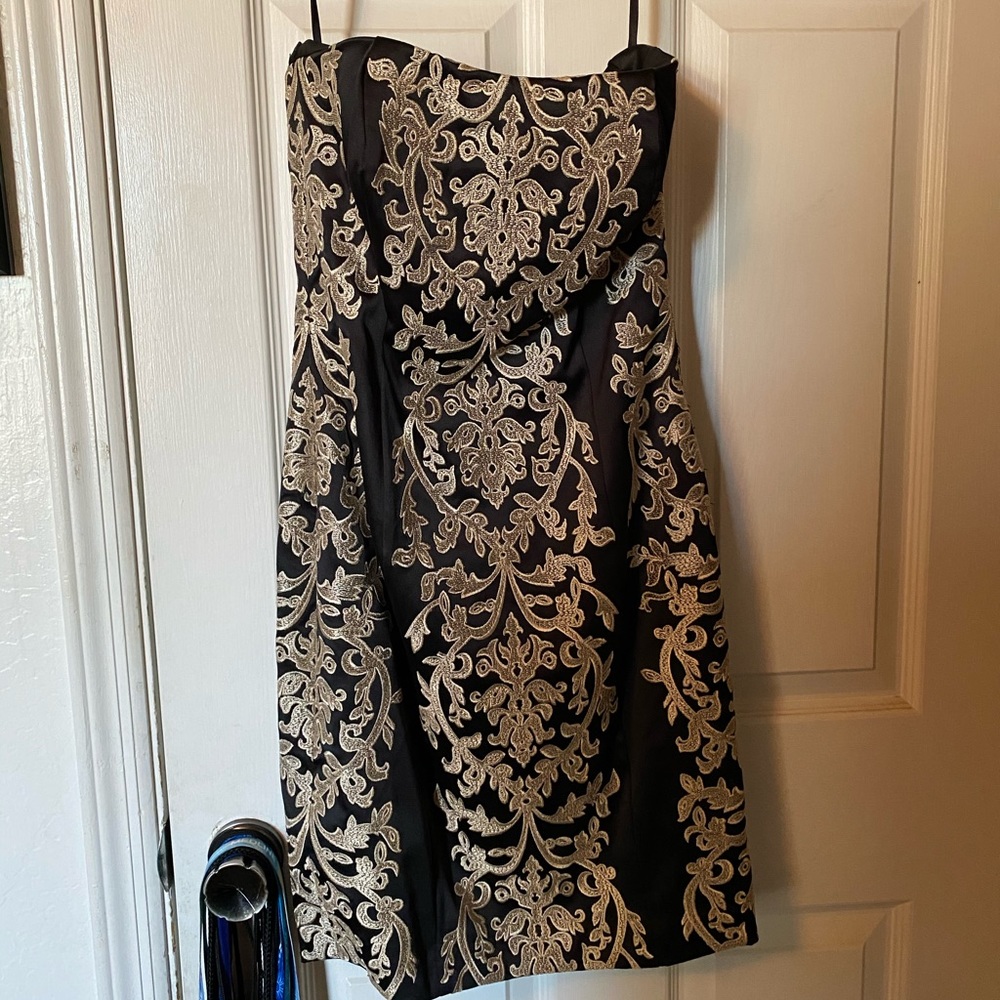 White House Black Market strapless dress 00